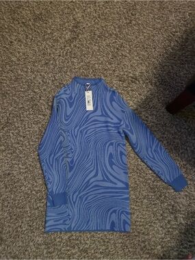 Mock Neck Sweater Dress